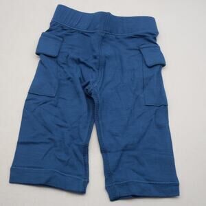 NEW Kickee Pants Twilight  Blue Cargo Pants Infant baby Boys Size Newborn